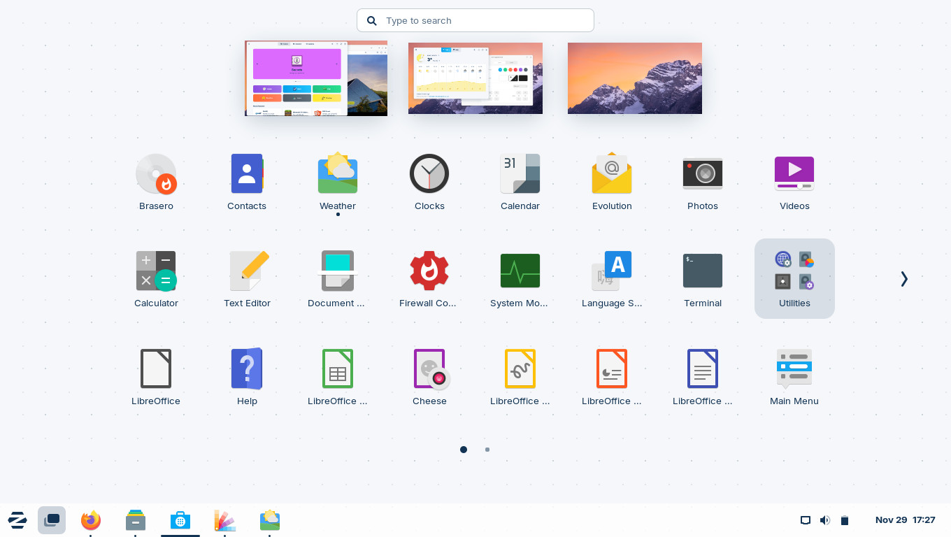 Zorin OS screenshot 3